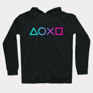 PS4 Ombre [Large Print] Hoodie